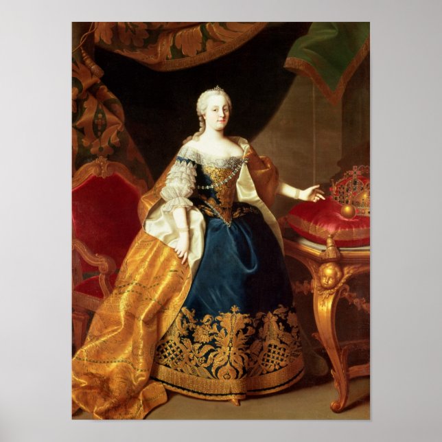Affiche Portrait de l'impératrice Maria Theresa (Devant)
