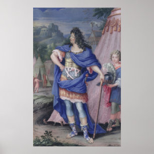 Affiche Portrait de Louis XIV Roi de France