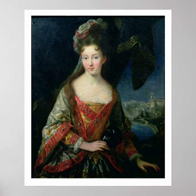 Affiche Portrait de Louise-Hippolyte (1687-1731) (Devant)