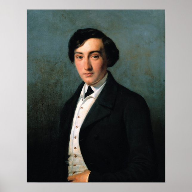 Affiche Portrait de Lucien Petipa 1849 (Devant)