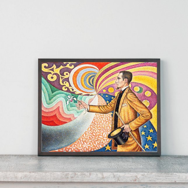 Affiche Portrait de M. Félix Fénéon en 1890 par Paul Signa (Créateur téléchargé)