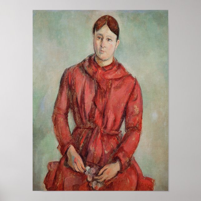 Affiche Portrait de Madame Cezanne (Devant)