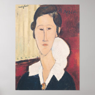 Affiche Portrait de Madame Hanka Zborowska, 1917