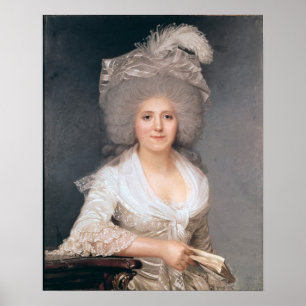 Affiche Portrait de Madame Jeanne-Louise-Henriette Campan