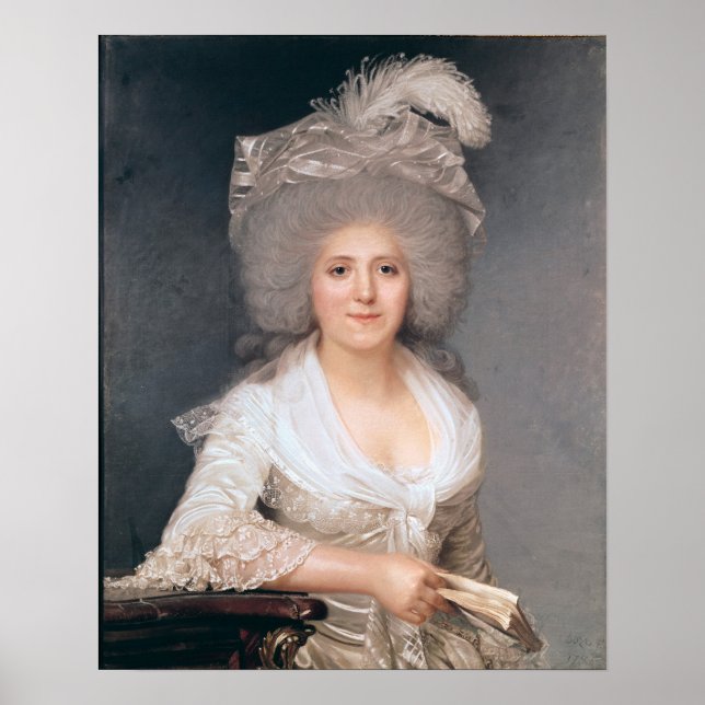 Affiche Portrait de Madame Jeanne-Louise-Henriette Campan (Devant)