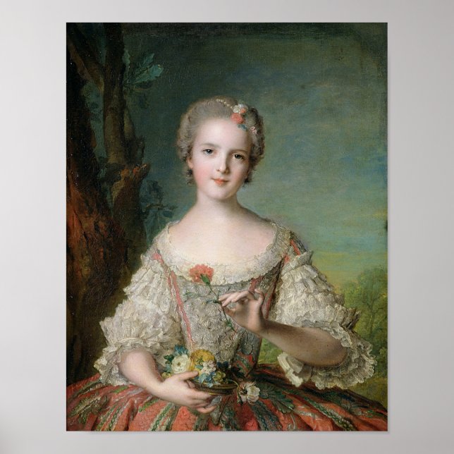 Affiche Portrait de Madame Louise de France (Devant)