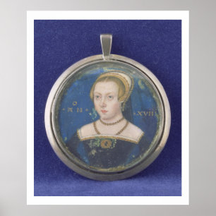 Affiche Portrait de Madame, probablement Madame Jane Grey,