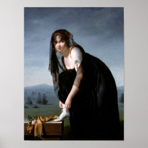 Affiche Portrait de Madame Soustra. Marie-denise Villers