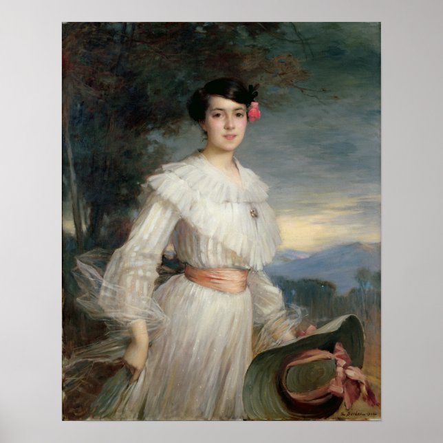 Affiche Portrait de Madeleine Reclus, 1902 (Devant)