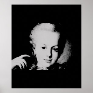 Affiche Portrait de Marie-Antoinette Maria Antonia Austria
