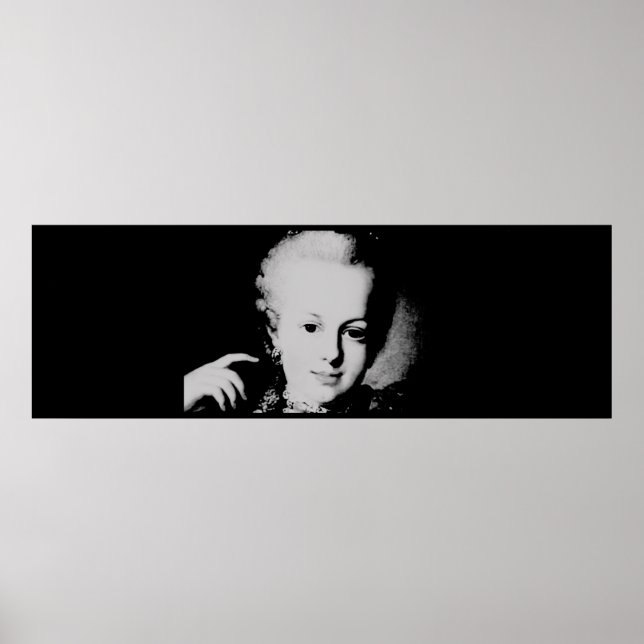 Affiche Portrait de Marie-Antoinette Maria Antonia Austria (Devant)