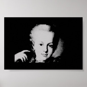 Affiche Portrait de Marie-Antoinette Maria Antonia Austria