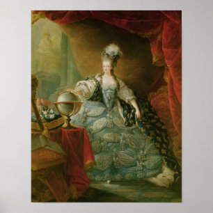 Affiche Portrait de Marie Antoinette Reine de France