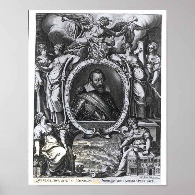 Affiche Portrait de Maximilien I de Bavière (Devant)