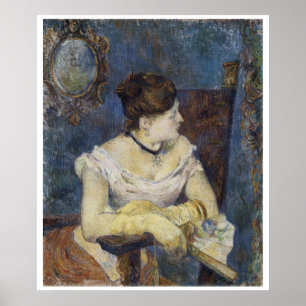 Affiche Portrait de Mette Gauguin, la femme de l'artiste