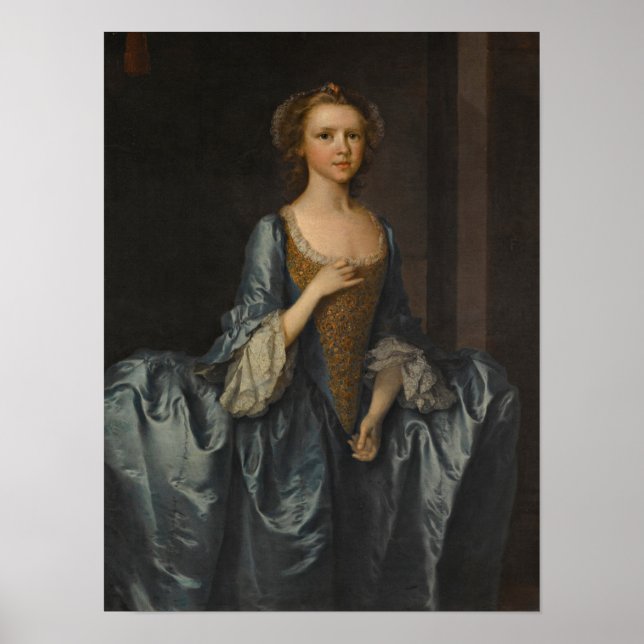 Affiche Portrait De Mme Hibbert, Quand Une Fille (Devant)