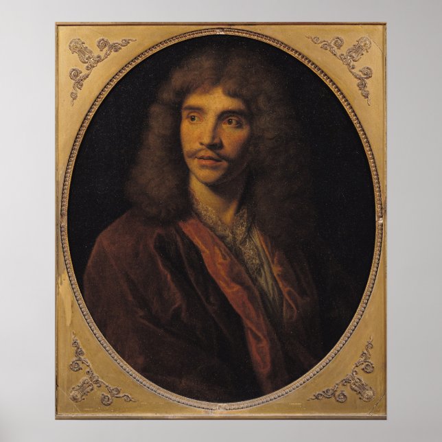 Affiche Portrait de Molière (Devant)