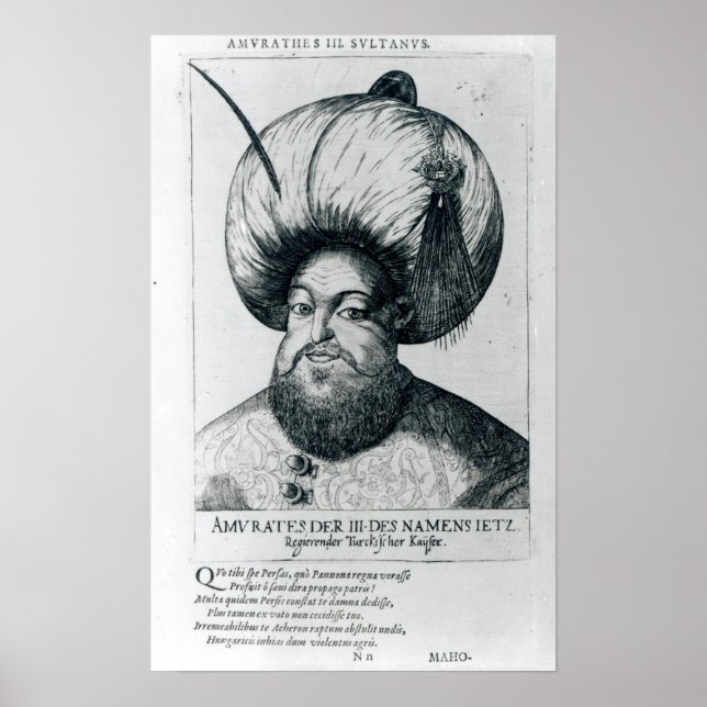 Affiche Portrait de Murad III (Devant)