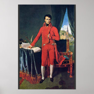 Affiche Portrait De Napoléon Bonaparte Comme Premier Consu