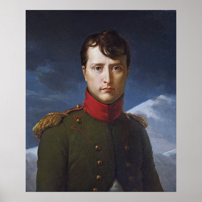 Affiche Portrait de Napoléon Bonaparte Premier Consul (Devant)