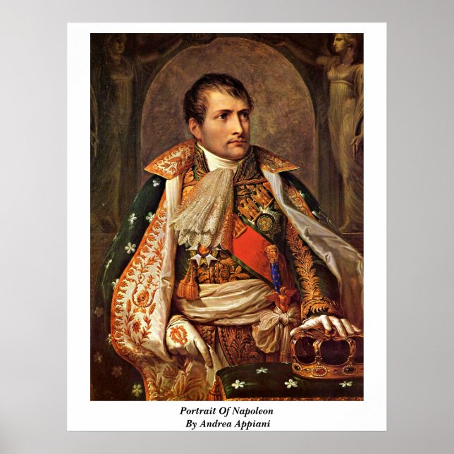 Affiche Portrait De Napoléon Par Andrea Appiani (Devant)