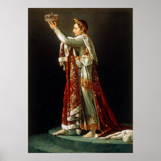 Affiche Portrait de Napoléon par David (Devant)