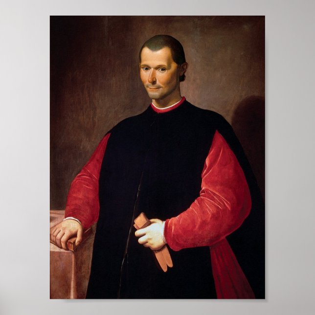 Affiche Portrait de Niccolò Machiavelli (Devant)