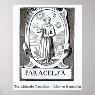 Affiche Portrait de Paracelsus