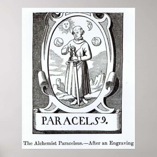 Affiche Portrait de Paracelsus (Devant)