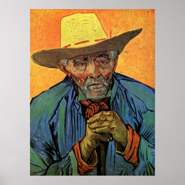 Affiche Portrait de Patience Escalier par Vincent van Gogh (Devant)