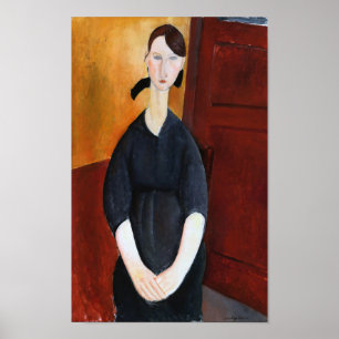 Affiche Portrait de Paulette Jourdain, Modigliani
