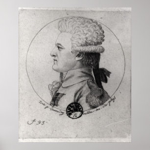 Affiche Portrait de Pierre Charles de Villeneuve