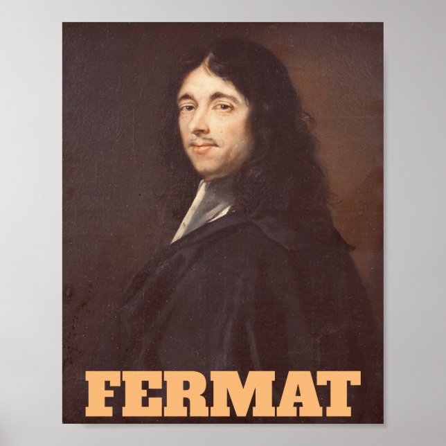 Affiche Portrait de Pierre de Fermat (Devant)