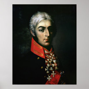 Affiche Portrait de prince Peter Bagration