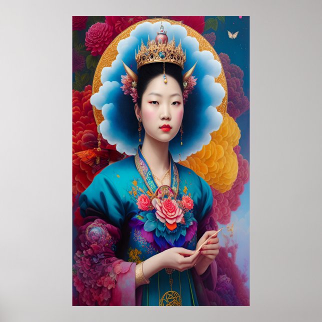 Affiche Portrait de princesse asiatique (Devant)