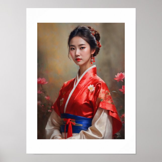Affiche Portrait de princesse chinoise (Devant)