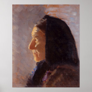 Affiche Portrait de profil de la femme Skagen