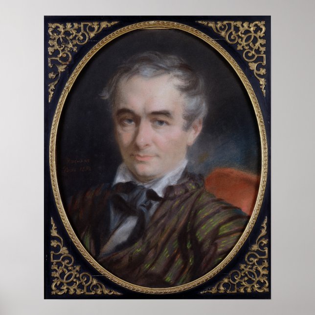 Affiche Portrait de Prosper Merimee 1853 (Devant)