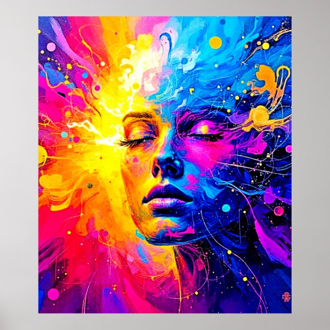 Affiche Portrait de rayonnement émotionnel (Devant)