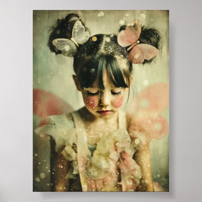 Affiche Portrait de rêve d'enfants | Chuchotement de papil (Devant)