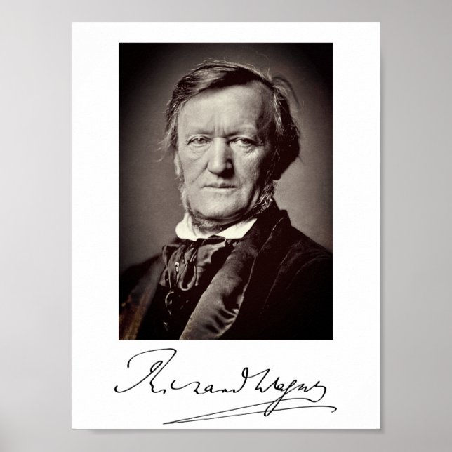 Affiche Portrait de Richard Wagner (Devant)