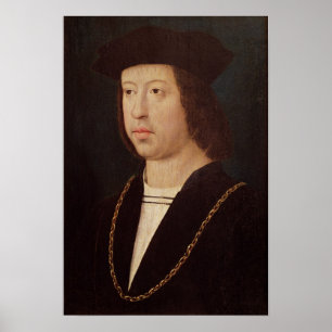 Affiche Portrait de roi de Ferdinand II de l'Espagne