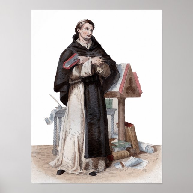 Affiche Portrait de Saint Bernard de Clairvaux (Devant)
