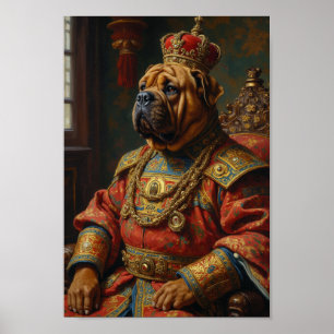 Affiche Portrait de Shar-Pei Royal