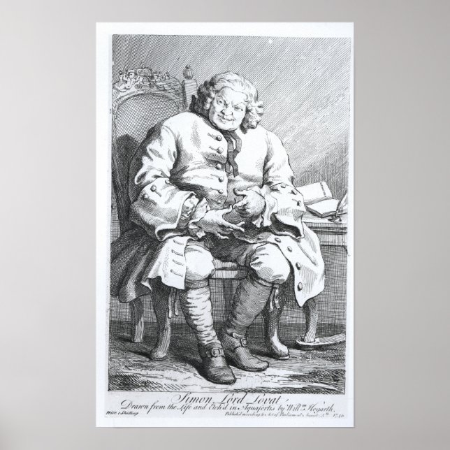 Affiche Portrait de Simon Fraser, Lord Lovat (Devant)