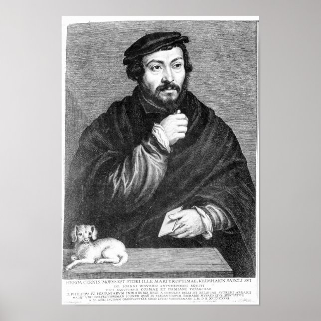Affiche Portrait de Sir Thomas More (Devant)