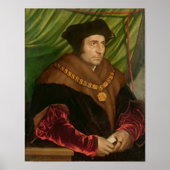 Affiche Portrait de Sir Thomas More (Devant)