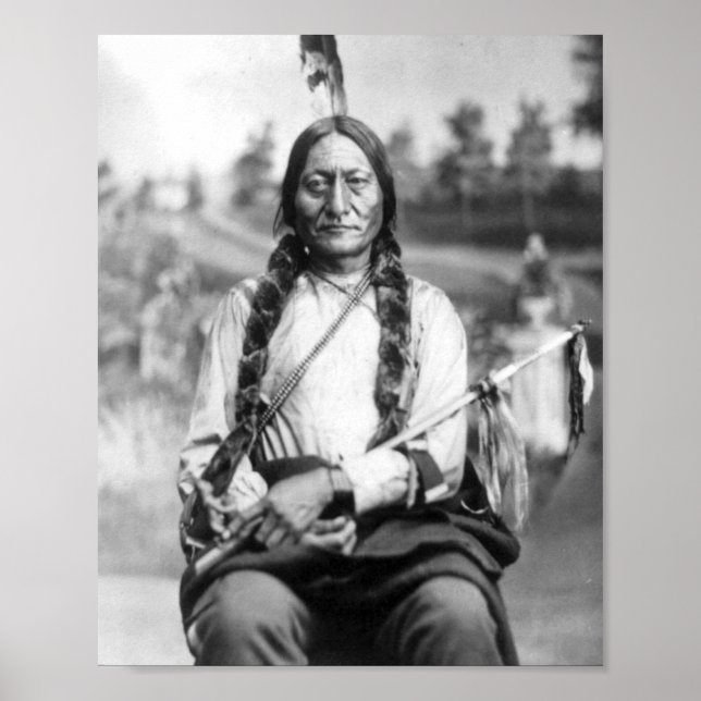 Affiche Portrait de Sitting Bull (Devant)