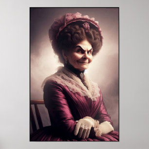 Affiche Portrait de socialite riche et puissant de l'ère v