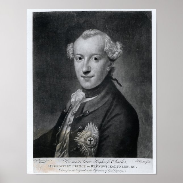 Affiche Portrait de Son Altesse la plus sereine Charles (Devant)
